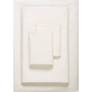 Vera Wang - 4 stykker Queen Sheet Set Luxury Sateen Cotton Bedding 800 Threat Count Soft & Smooth Home Decor (Ivory Queen)