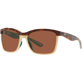Costa Del Mar Anaa Polarized ANA 105 OCP 55 Solbriller Kvinder Hvid - White - 55mm