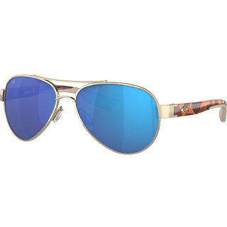 Costa Del Mar Loreto Polarized LR 64 OBMGLP 56 Solbriller Mænd Guld - Gold - 56mm