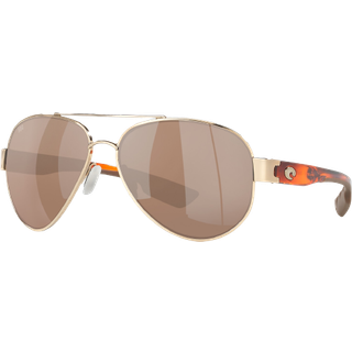 Costa Del Mar South Point Polarized SO 84 OSCP 58 Solbriller Mænd Guld - Silver - 58mm