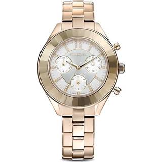 Octea Lux Sport Uhr, Schweizer Produktion, Metallarmband, Goldfarben, Champagne-vergoldetes Finish