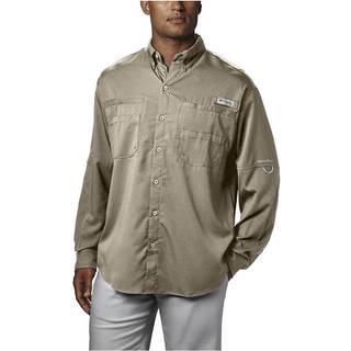 Columbia herres plus Tamiami II langærmet shirt fossil - xx -stor