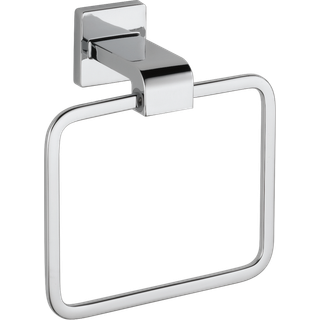 Delta Ara (1-pakke) h?ndkl?deholder poleret kromh?ndkl?deholder til badev?relset v?g firkantet h?ndkl?det ringholder til badeh?ndkl?deoph?ng til