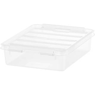 Opbevaringsboks - Transparent - 17,5cm x 21cm x 5,5cm - Eva