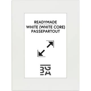 Hvid passepartout 40×50 cm – indvendigt 29×39 cm