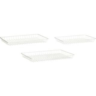 Hübsch Bakke 3-pak Hvid-metal