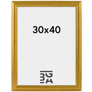 Ramme Vestkysten Guld 30x40 cm
