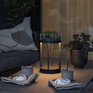 Gnosjö Konstsmide Chieti Bordlampe Bærbar - Bærbare lamper Aluminium Sort - 7821-750