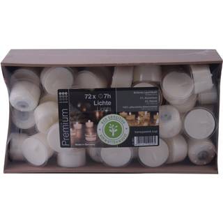 Fyrfadslys 2,5cm Ø3,8cm 7 timer stearin hvid
