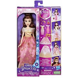 Disney Princess Life Belle Fashion Doll 10 Outfit Combinations Fashion Doll t?j og tilbeh?r Leget?j til b?rn 3 ?r og op