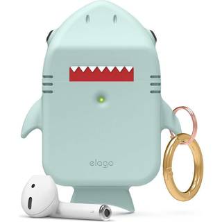 Elago AirPods Shark Design Case (Apple AirPods 1/2) - Blå