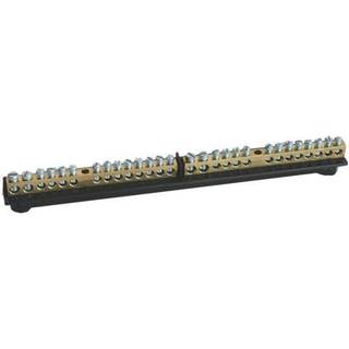 Jord/Nul skinne for gruppetavle 2 x (2 x 16 mm² + 12 x 10 mm²)