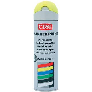 Crc Mærkespray gul fluorescer, 500 ml