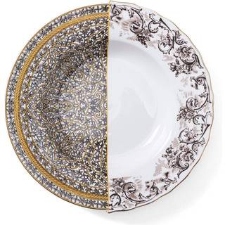 Seletti Tableware - 'Hybrid Agroha' bowl plate in MULTICOLOR BONE CHINA PORCELAIN