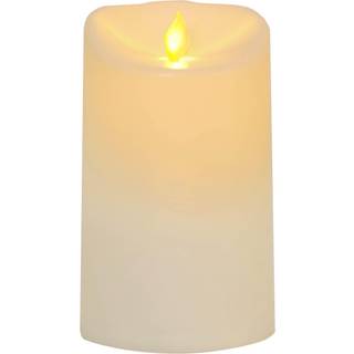 Star trading - LED -bloklamper M -Twinkle - 15 cm - Elfenben