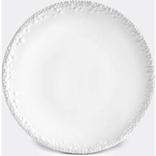 L'Objet Tableware - 'Mojave' dinner plate in white Porcelain