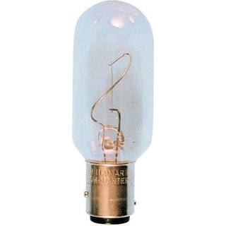 Glødepære til lanterne Danlamp SM-Navigation, BAY15D, 18 candela, 25 W, 24 V, 70 x Ø25 mm, hvid