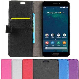 Wallet 2-kort til Doro 8050 (5.7 ")  - sort