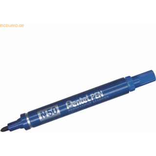12 x Pentel N50 permanent marker 2mm blå
