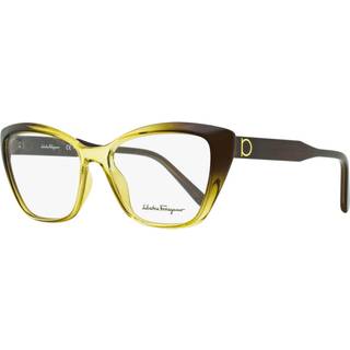 Ferragamo Kvinde SF2854 7 Optiske stel Nylon Brun Geometrisk