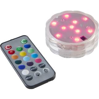Star Trading - LED Light Water Candle - 2,5 cm - Gennemsigtig