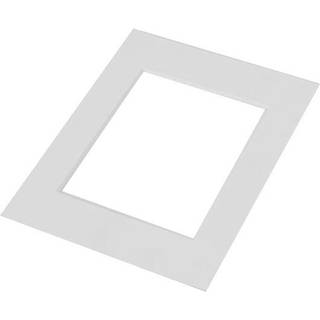 Hvid passepartout 20×20 cm – indvendigt mål 14×14 cm