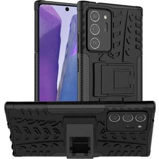 Stødbestandigt cover med stativ Samsung Galaxy Note 20 Ultra  - sort