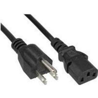Power Cable Power Plug USA to 3 Pin IEC C13 connector 18 AWG 1.8
