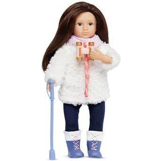 Lori -dockor - Farahs vandringssats - Mini Dock & vandringstillbehör - Kläder och tillbehör för 6 -tums dockor - Stövlar Flashlight Map & More -