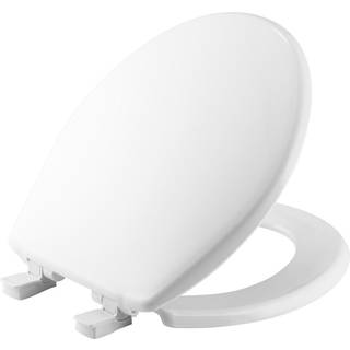 Bemis 730slec 000 toiletstolen vil langsomt lukke og fjernes let til reng?ringsrunde plasthvide