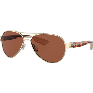 Costa Del Mar Loreto Polarized 400612 56 Solbriller Mænd Guld - Rose Gold - 56mm