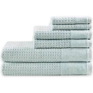 Madison Park Spa Waffle 100% Bomuld Luksuriøst håndklæde Indstil Premium Tekstur Vaffel Væver meget absorberende hurtigt tørt hotel & spa kvalite