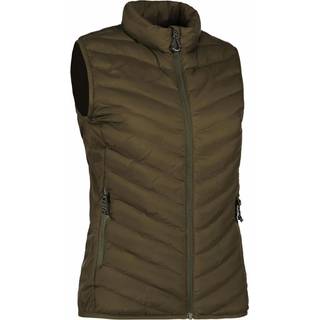 ID Stretch Bodywarmer Vest - Dame Oliven