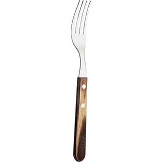 Tramontina grillgaffel XL 20.1 cm i rustfri stål/mørkt træ