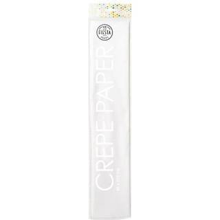 Crepe papir, Hvid