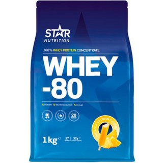 Star Nutrition Whey-80, 1 kg (Pineapple Ice Cream)