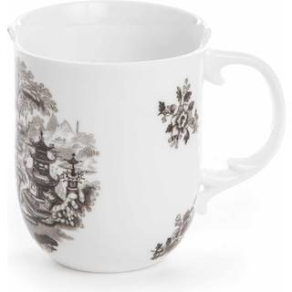 Seletti Tea And Coffee - 'Hybrid Fedora' mug in MULTICOLOR Bone China Porcelain