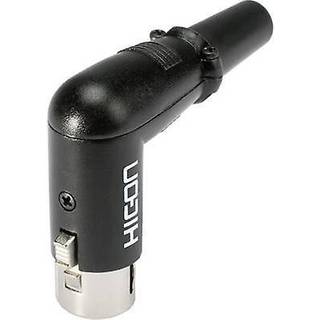 Hicon HI-X3RF-M XLR-stik Tilslutning, vinklet Poltal: 3