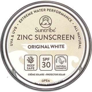 Suntribe Zinc Sunscreen Beskyttende mineral ansigts- og kropscreme SPF 50 Original White 45 g - 45 g