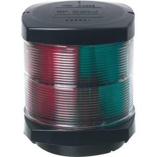 Kombinationslanterne til central montering Hella 2984, 25 W, 12 V, 112.5°, UV-bestandig sort plast, 108 x 107 x 90 mm, rød/grøn/hvid, til både &lt;20 meter + lyskilde Halogen (12 V/25 W)
