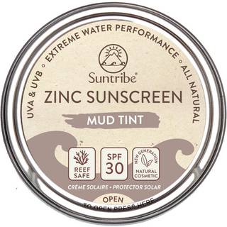 Suntribe Zinc Sunscreen Beskyttende mineral ansigts- og kropscreme SPF 50 Mud Tint 45 g - 45 g