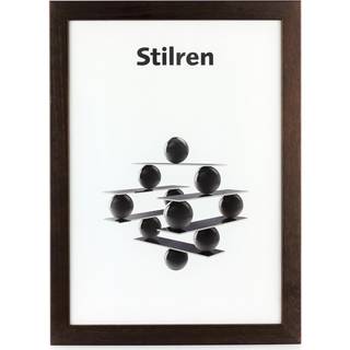 Ramme Stilren Valnød Akrylglas 50x50 cm
