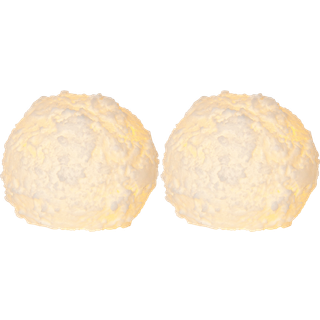 Star Trading 061-32 Snowball LED Vokslys, 2 stk ➞ På lager - klar til levering