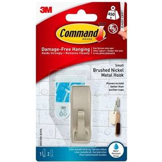 3M Command Lille Metalkrog i Satineret Nikkel