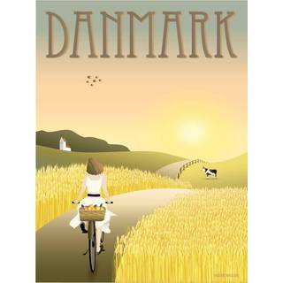 Danmark Markerne - Plakat 30x40 cm fra ViSSEVASSE