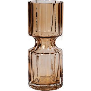 Broste Copenhagen Hyacint glasvase 20 cm Indian Tan