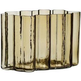 Hübsch Umber Vase Ravfarve