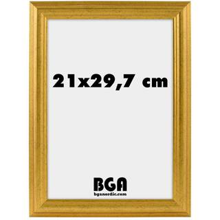 Ramme Vestkysten Guld 21x29,7 cm (A4)