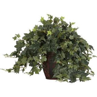 Næsten naturlig 6660 puff evy med vase dekorativ silkeplantegrøn 29 i x 29 i x 21 in