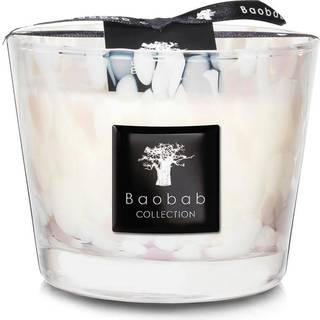 Baobab Collection Candlelight And Scents - 'Pearls White' candle, small in Multicolor Glass & wax